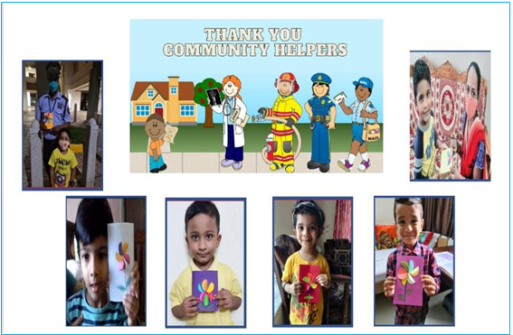 KG1 – Thank You Card for Community Helpers