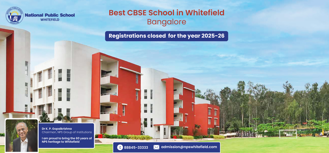 Top CBSE Schools in Whitefield, Bangalore.